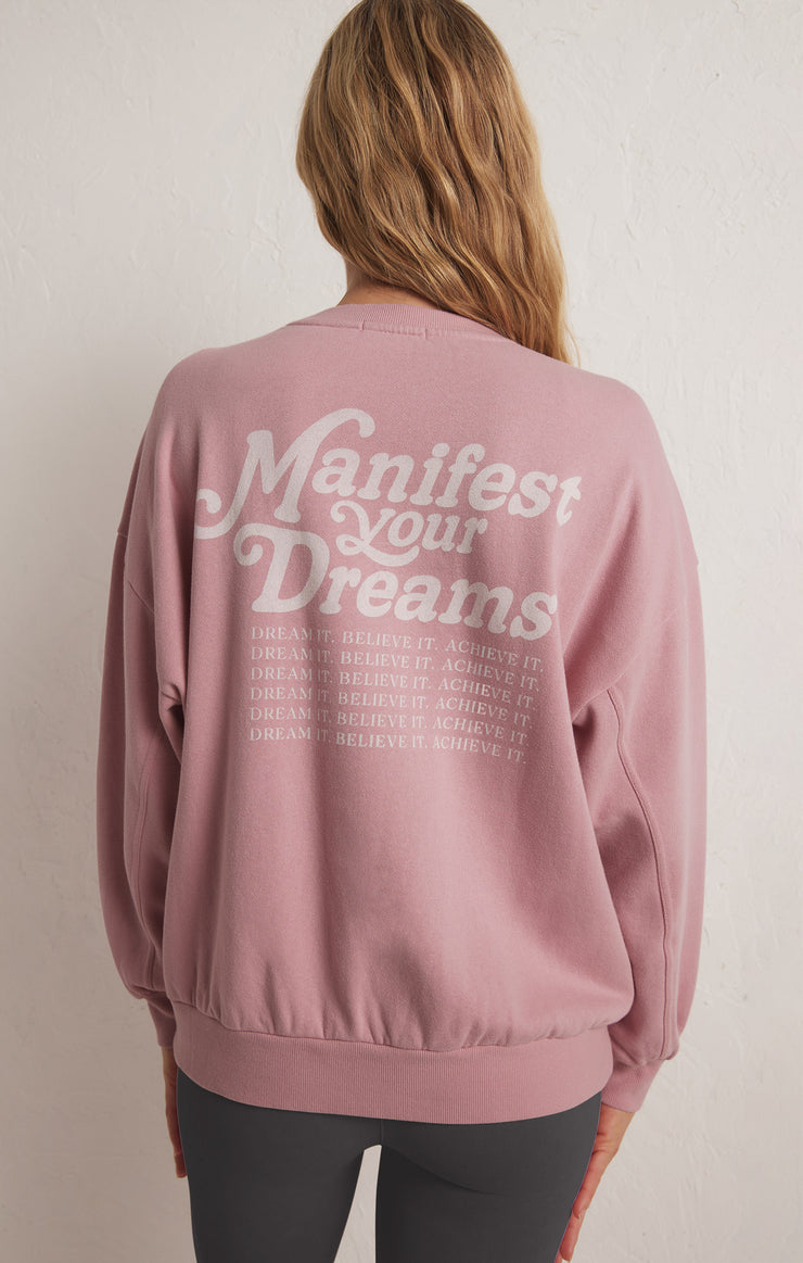 Ladies Oversized Manifest Sweatshirt