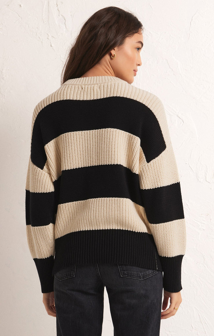 Ladies Fresca Stripe Sweater