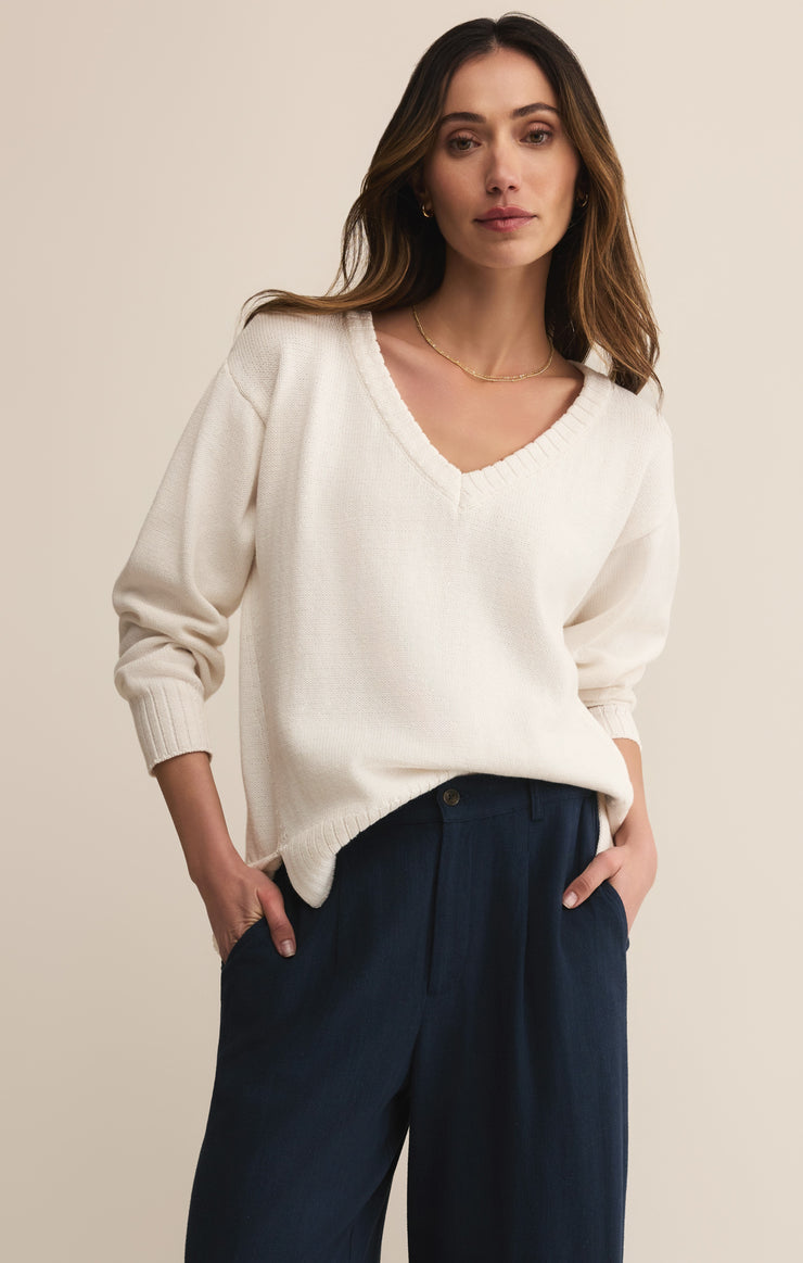 Ladies All Around V-Neck Sweater