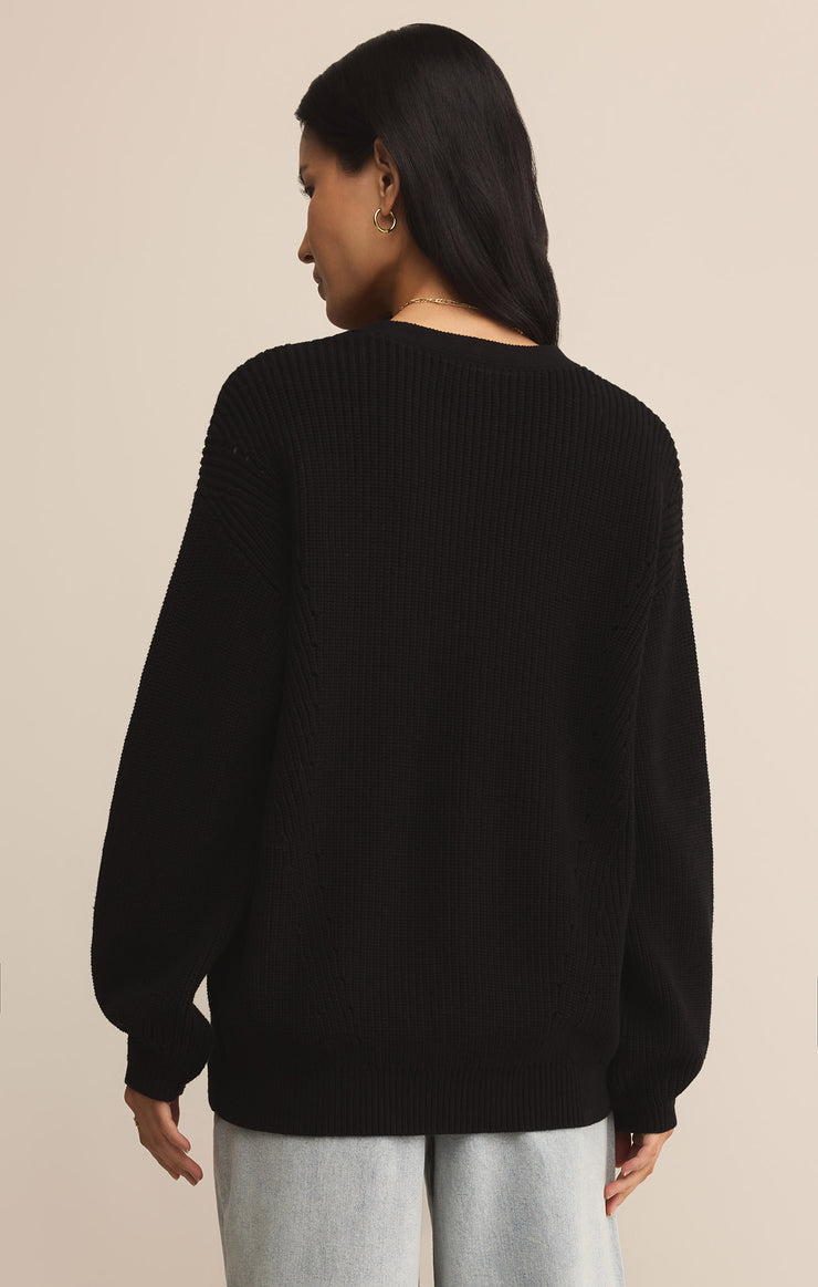 Ladies Voyager Cardigan - Black