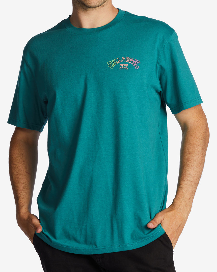 Men's Arch Fill T-Shirt - Teal