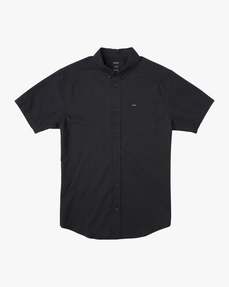 Boy's (8-16) That'll Do Stretch Button Up Shirt - Black