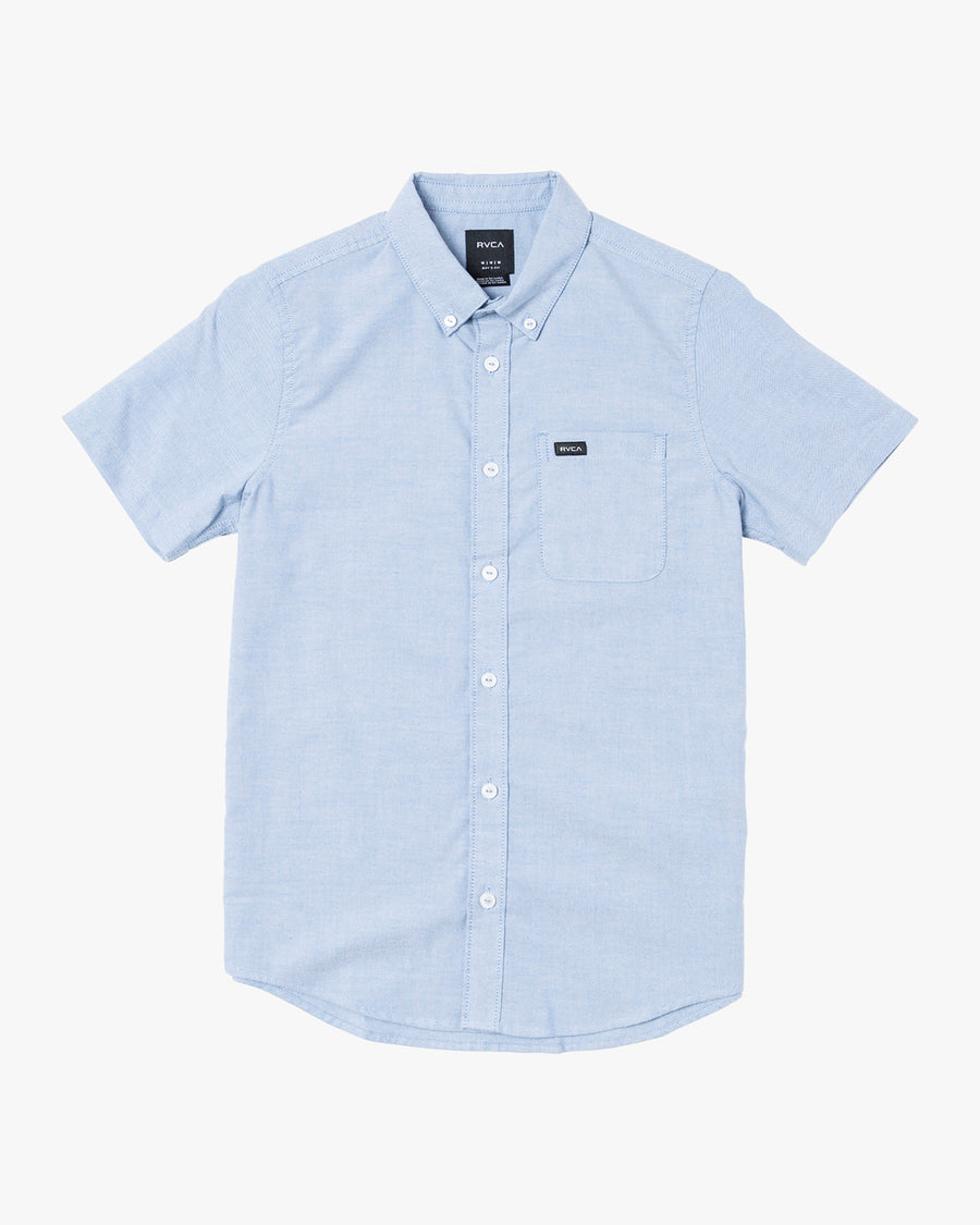 Boy's (8-16) That'll Do Stretch Button Up Shirt - Oxford Blue