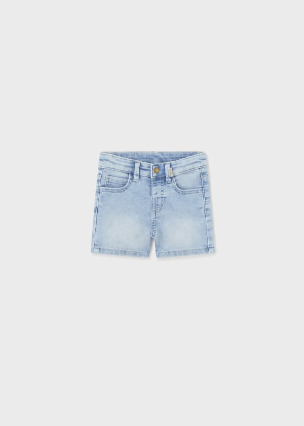 Infant Boy's Soft Denim Bermuda