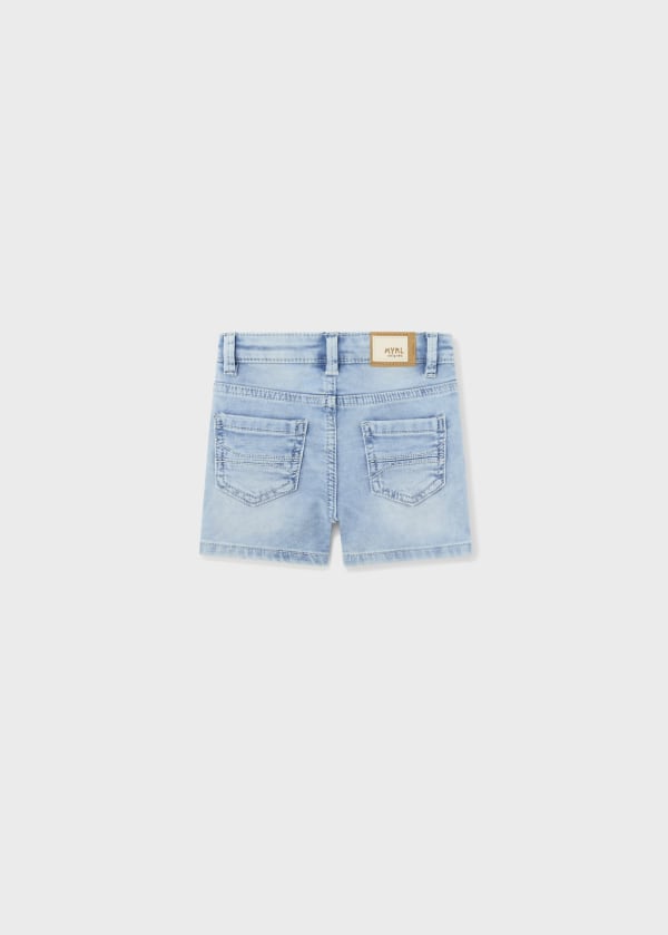 Infant Boy's Soft Denim Bermuda