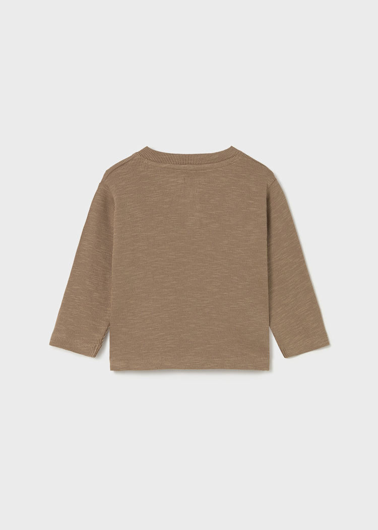 Infant Boy Long Sleeve Top - Caramel