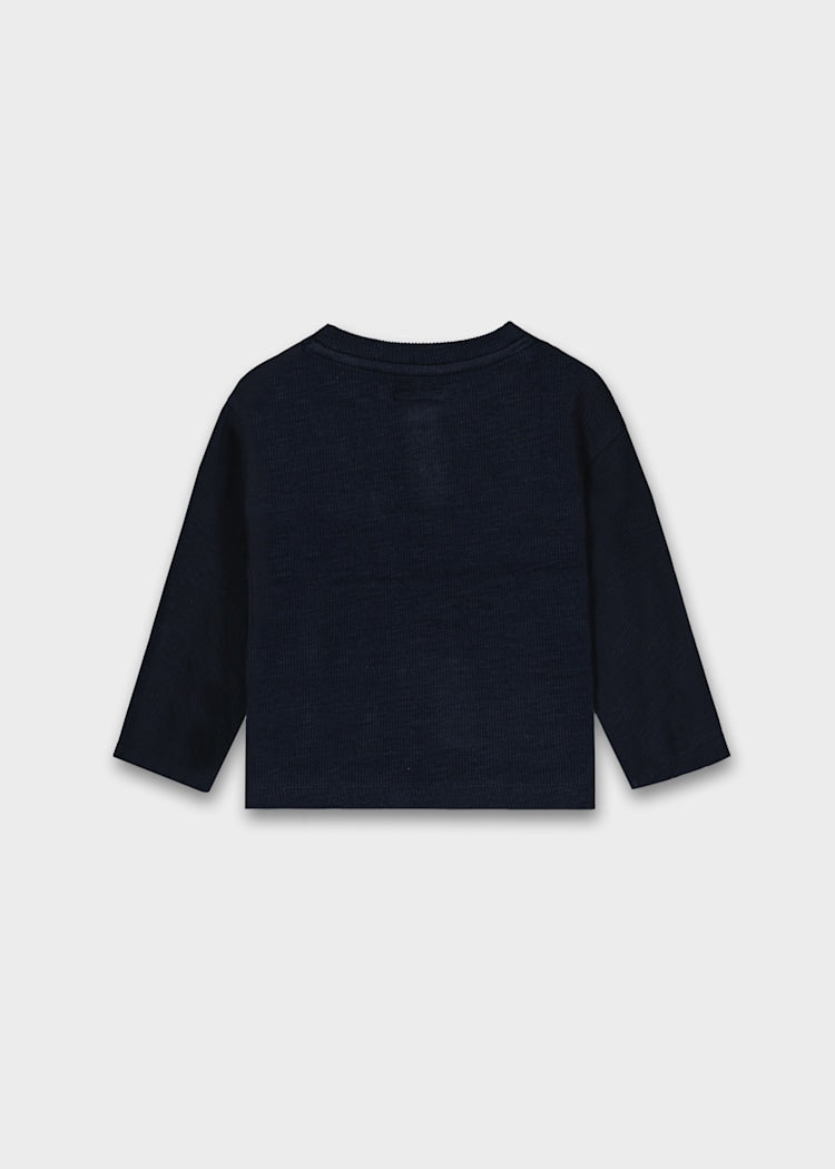 Infant Boy Long Sleeve Top - Navy