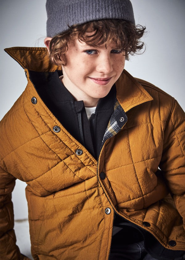 Boy's (8-16) Reversible Quilted Overshirt