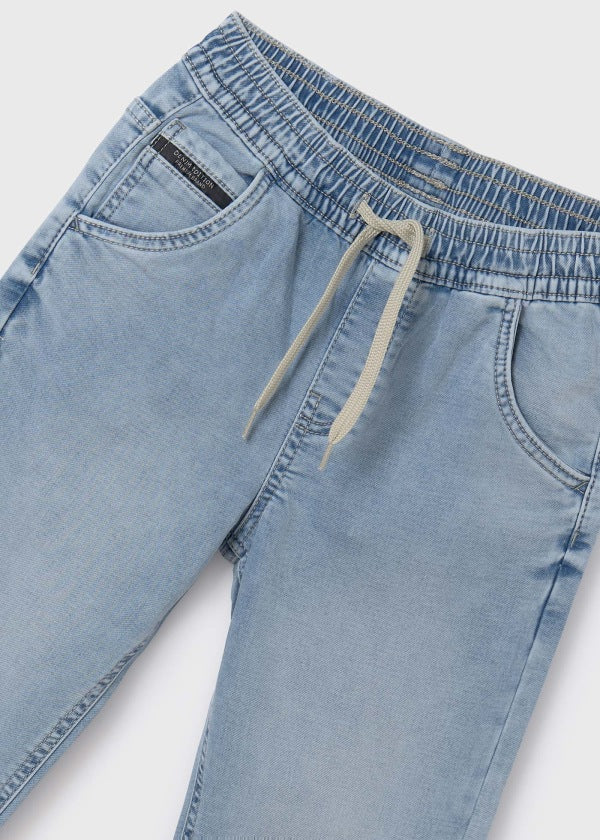 Boy's (8-16) Soft Denim Jogger Pants