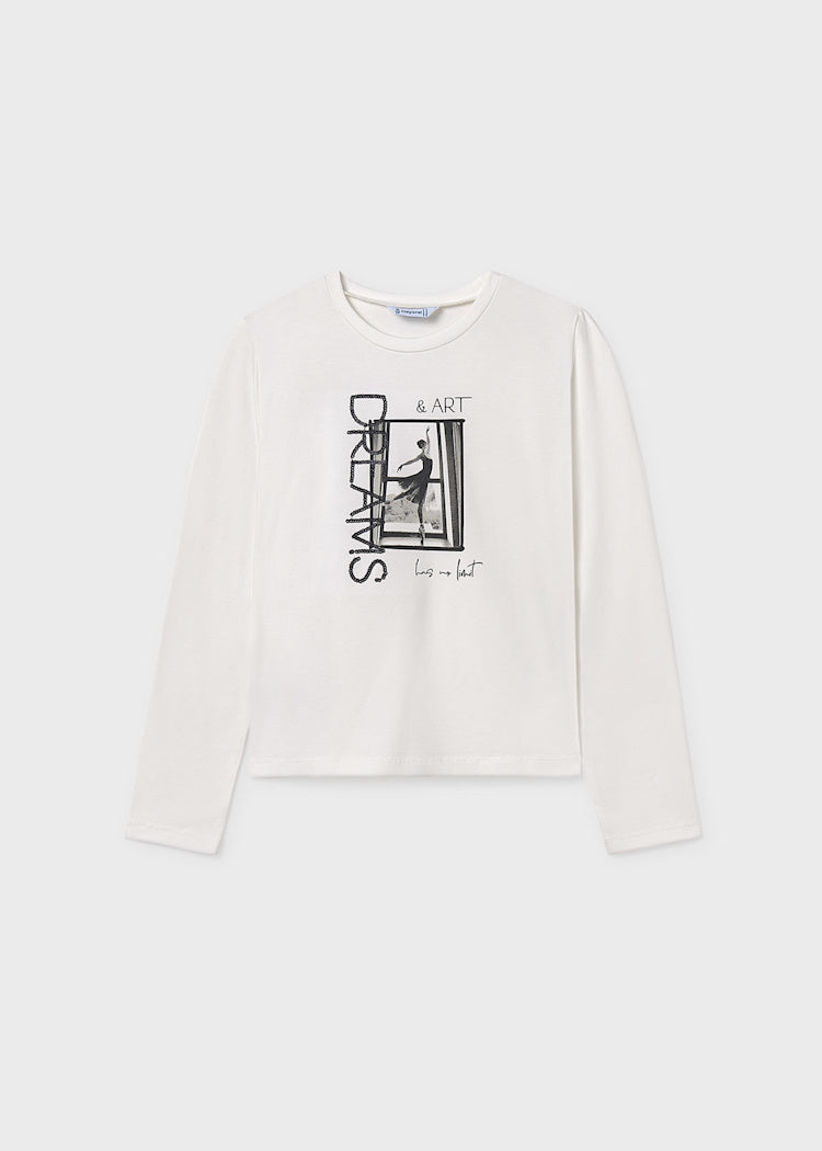 Girl's (8-16) Long Sleeve Top