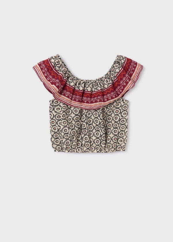 Girl's (8-16) Printed Top