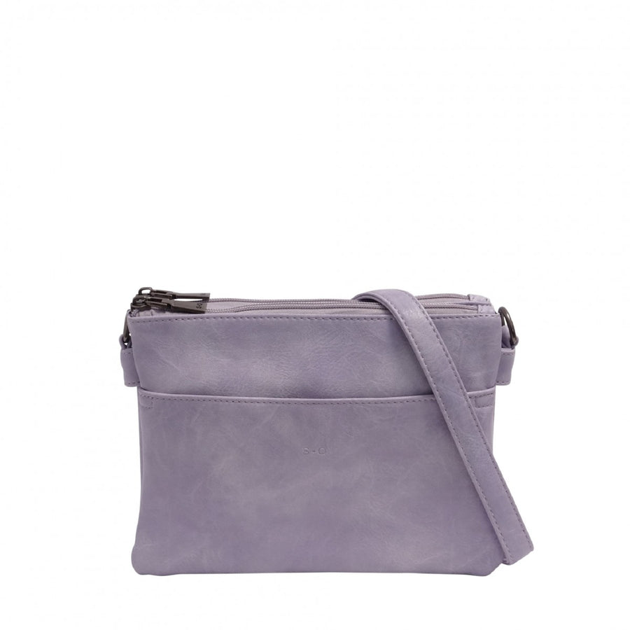 Solar Crossbody Purse - Lavendar