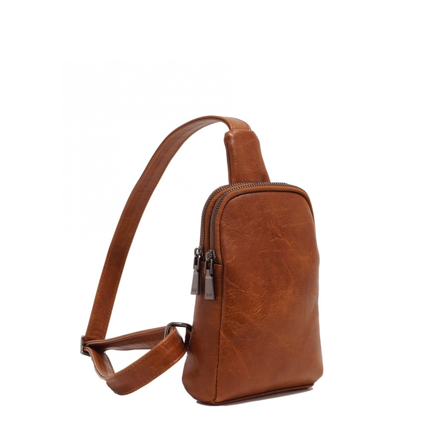 Ladies Thea Sling Bag - Dark Sand