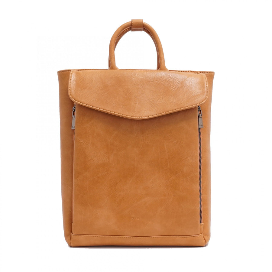 Evie Backpack - Saddle Tan