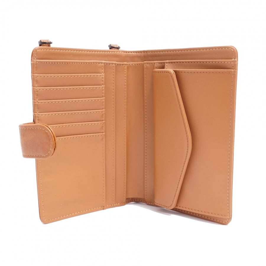 Lina Crossbody Wallet - Camel