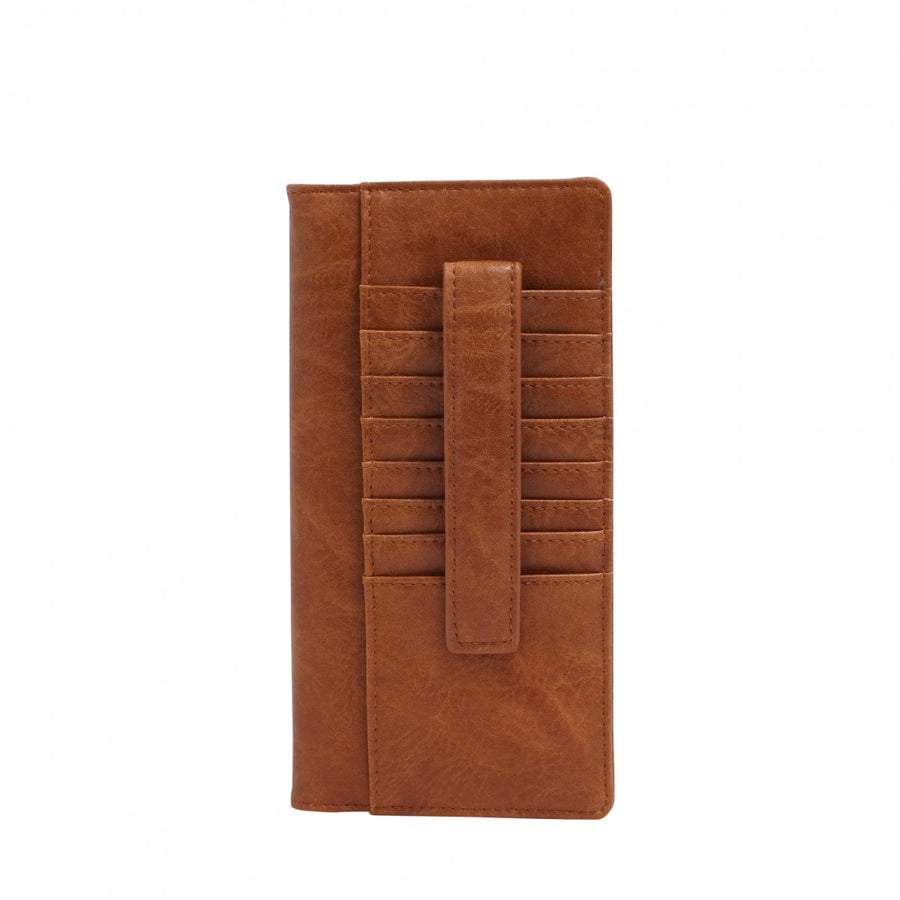 Ladies Vida Slim Wallet - Camel