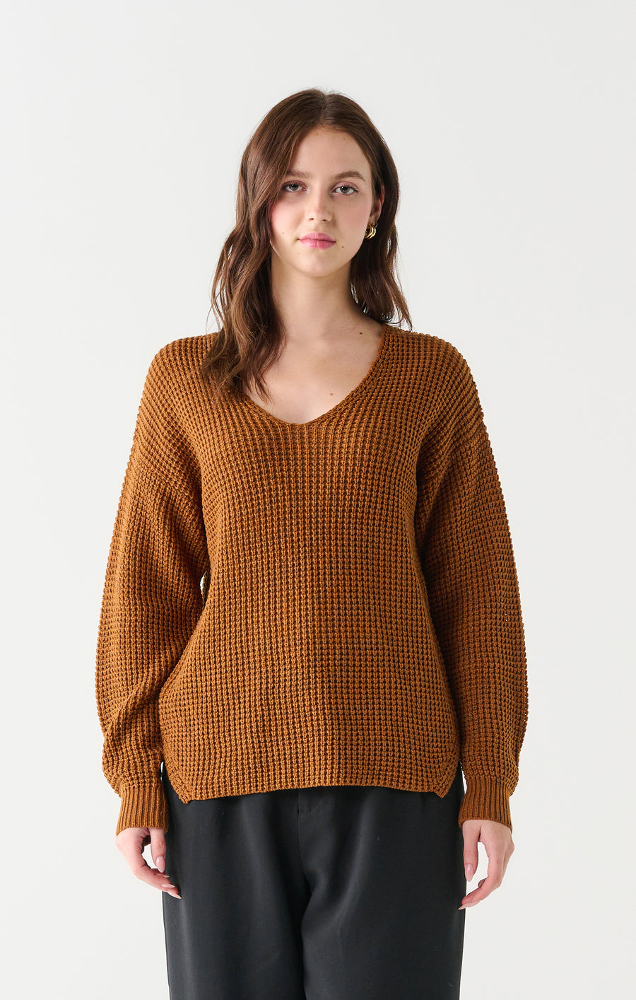 Ladies Bevelled Hem Sweater