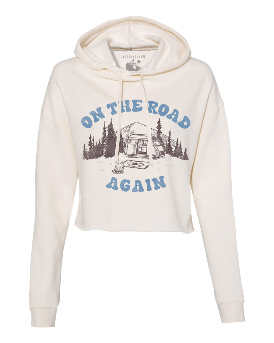 Ladies On The Road Again Cropped Hoodie