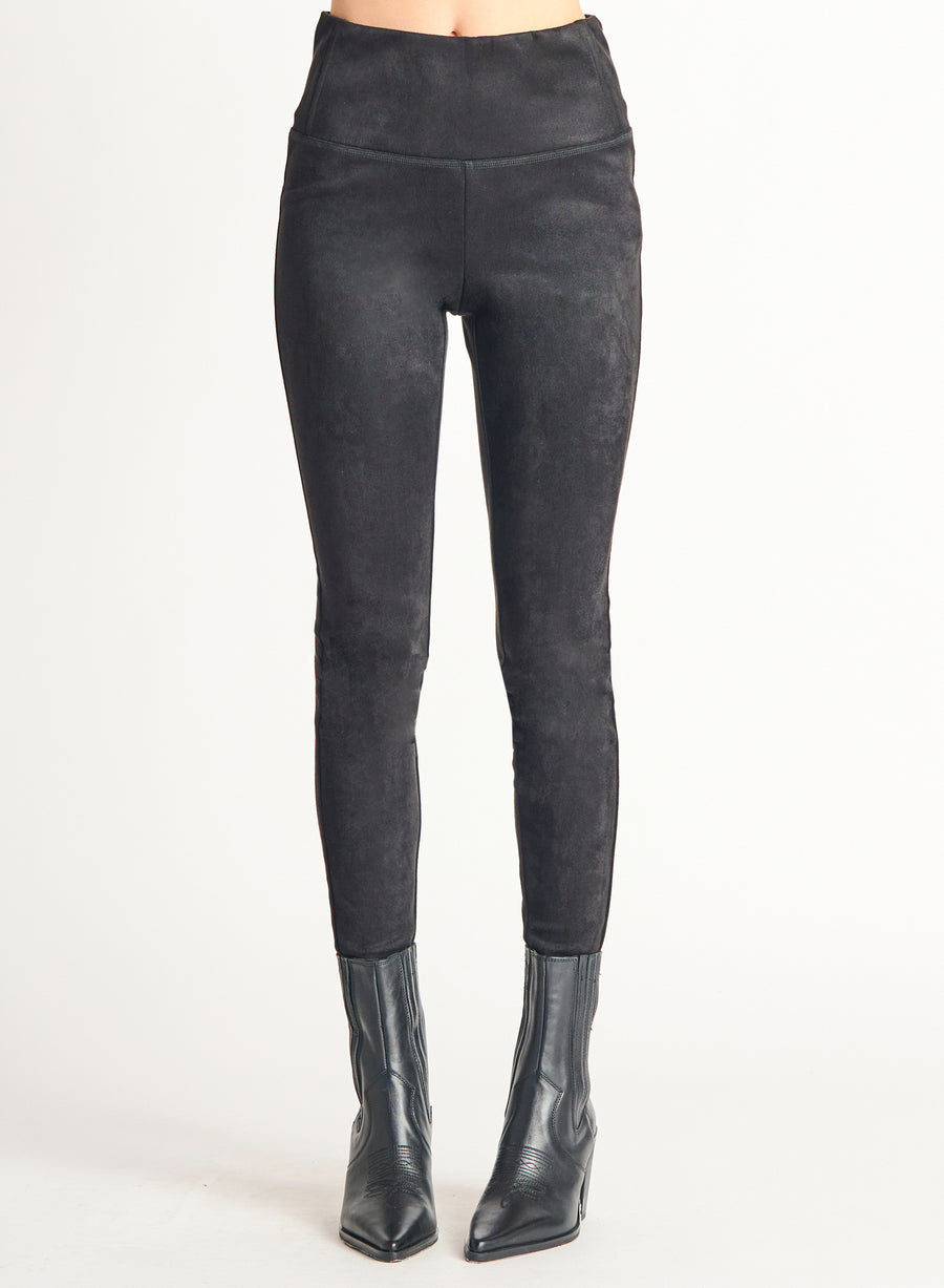 Ladies Faux Suede Legging