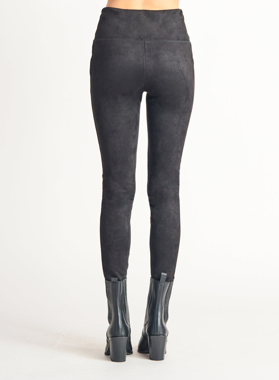 Ladies Faux Suede Legging