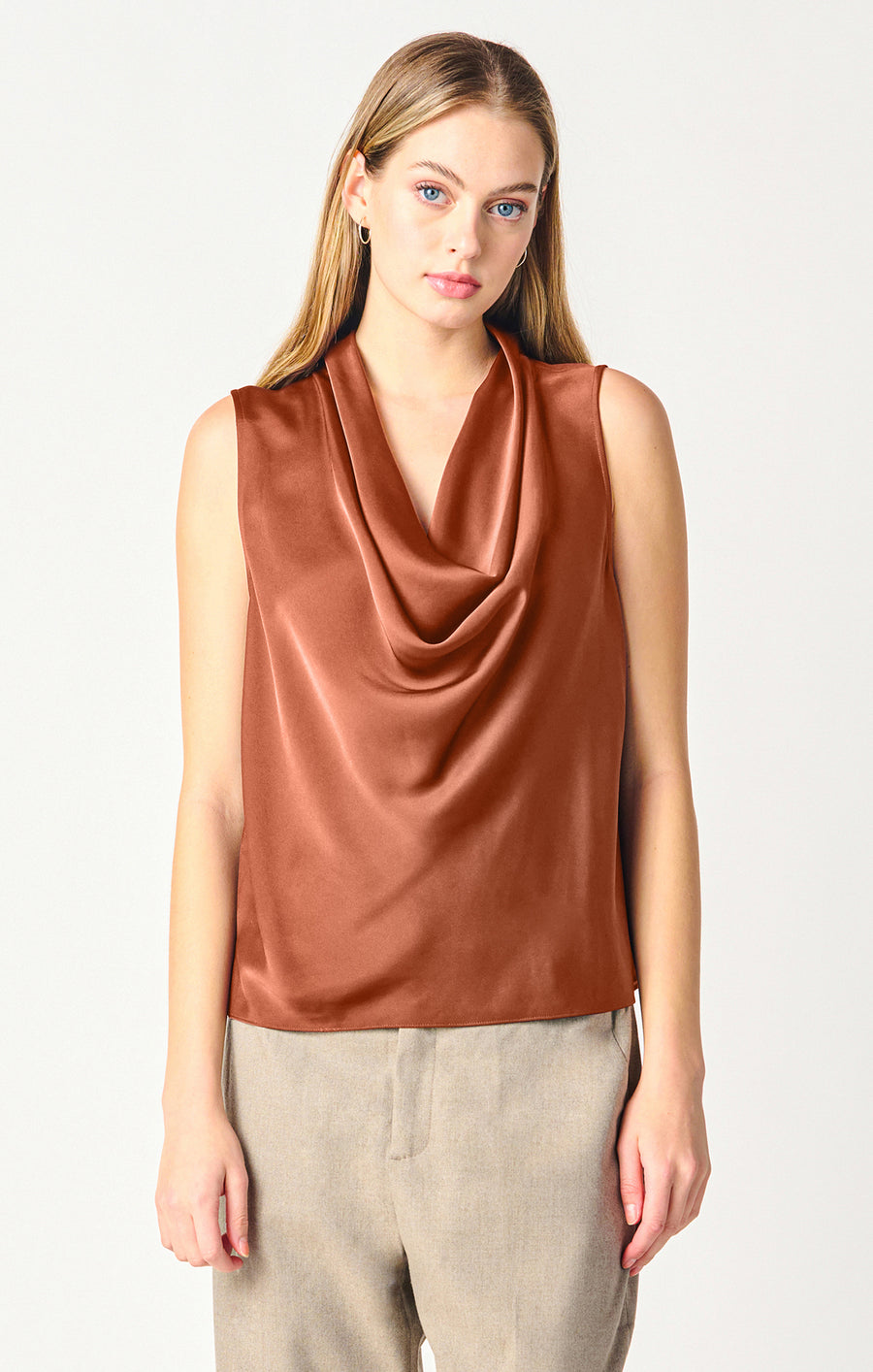 Ladies Drapeneck Blouse