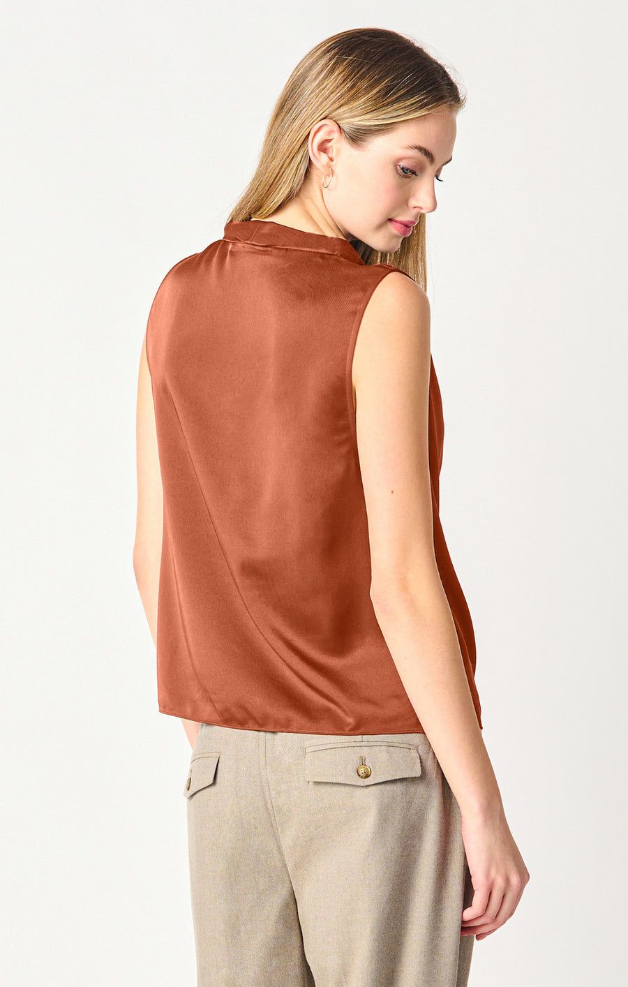 Ladies Drapeneck Blouse