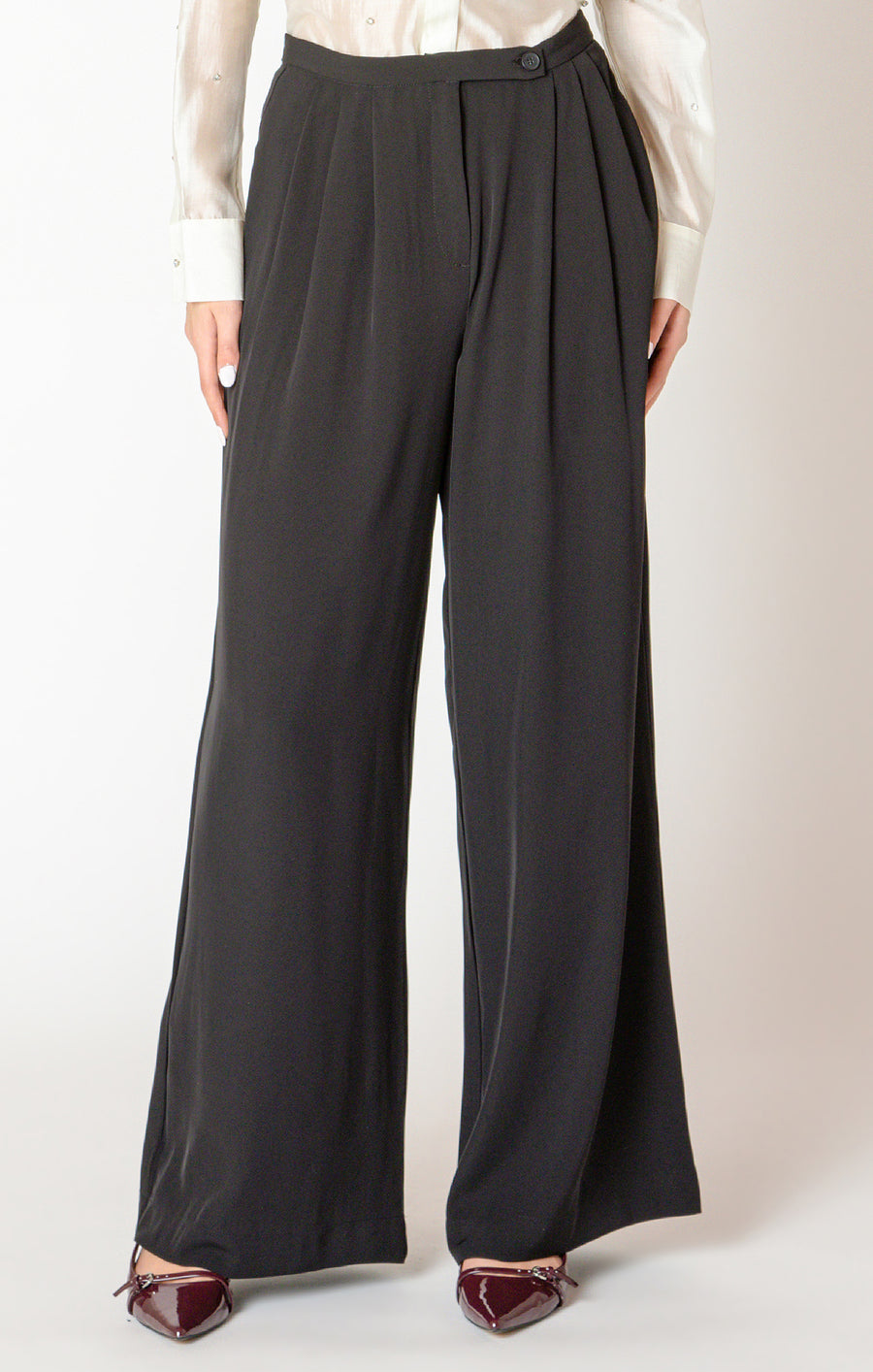 Ladies Wide Flowy Pant