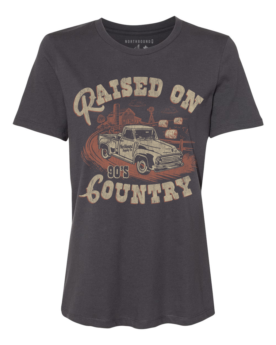 Ladies Raised On Country T-Shirt