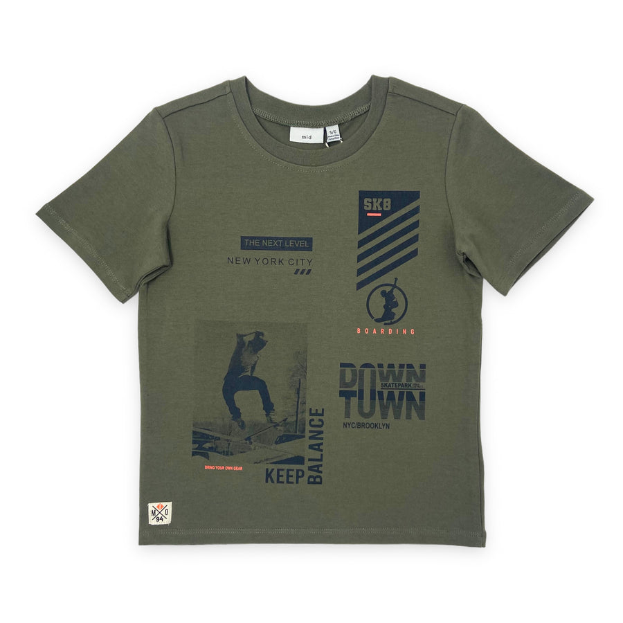 Boy's (2-14) T-Shirt - Khaki