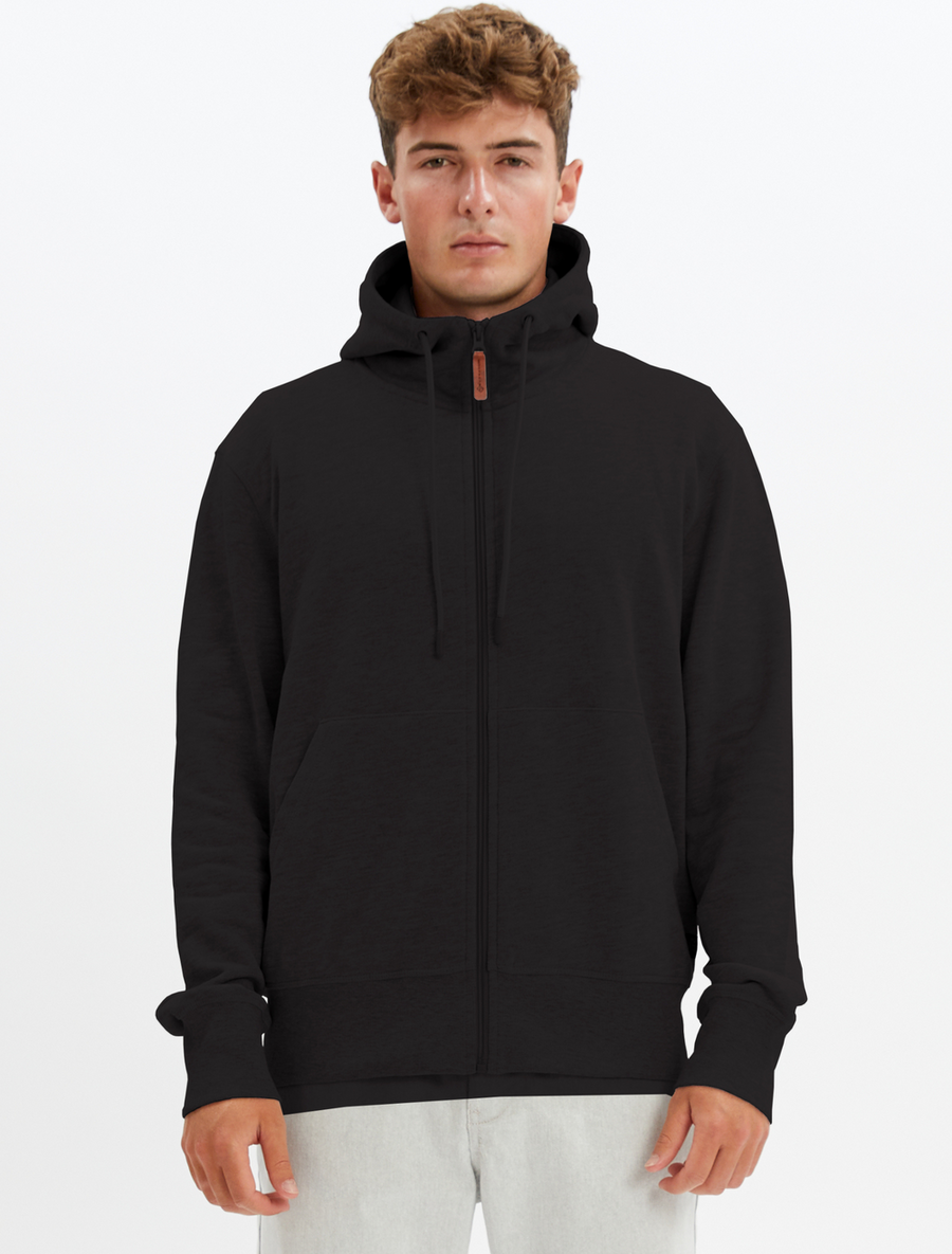 Men's Jimmy Zip Up Hoodie - Black