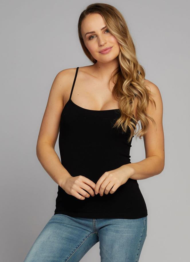 Bamboo Spaghetti Strap Cami - Short