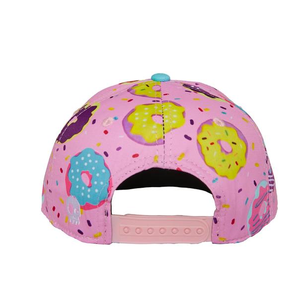 Girls Duh Donut Pink Snap Back Hat
