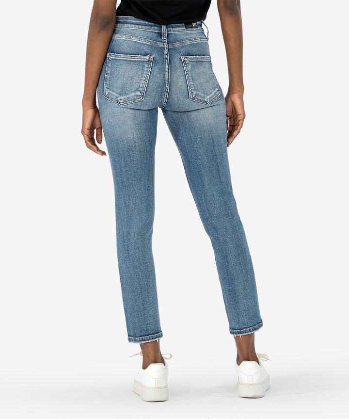 Ladies Naomi Highrise Girlfriend Straight Jean