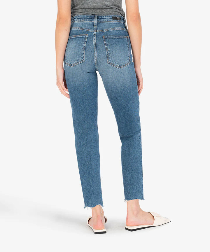 Ladies Rachael High Rise Fab AB Mom Jean