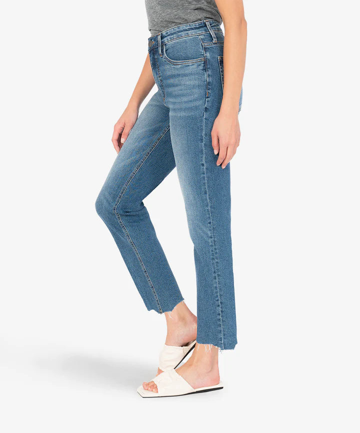 Ladies Rachael High Rise Fab AB Mom Jean