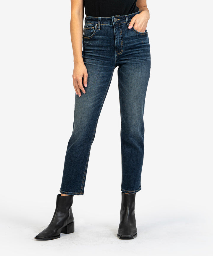 Ladies Elizabth High Rise Straight Jean