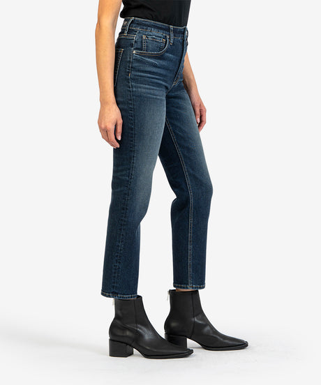 Ladies Elizabth High Rise Straight Jean