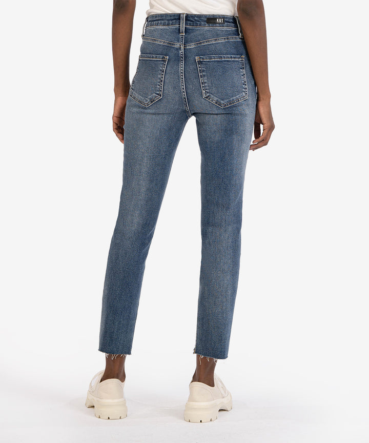 Ladies Rosa High Rise Ankle Straight Jean