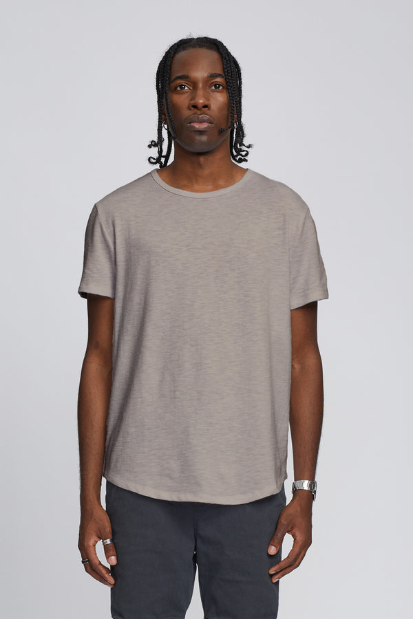 Men's Slub Hi-Lo Tee - Taupe