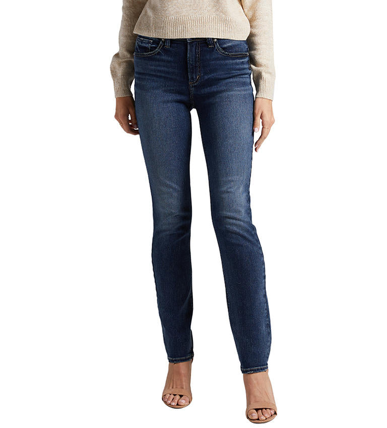 Ladies Avery High Rise Straight Leg Jean - 31