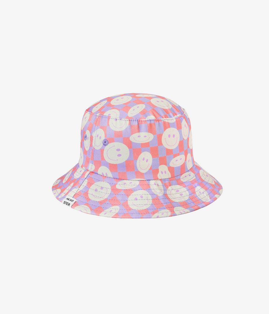 Kid's Smiley Bucket Hat - Cadmium Orange