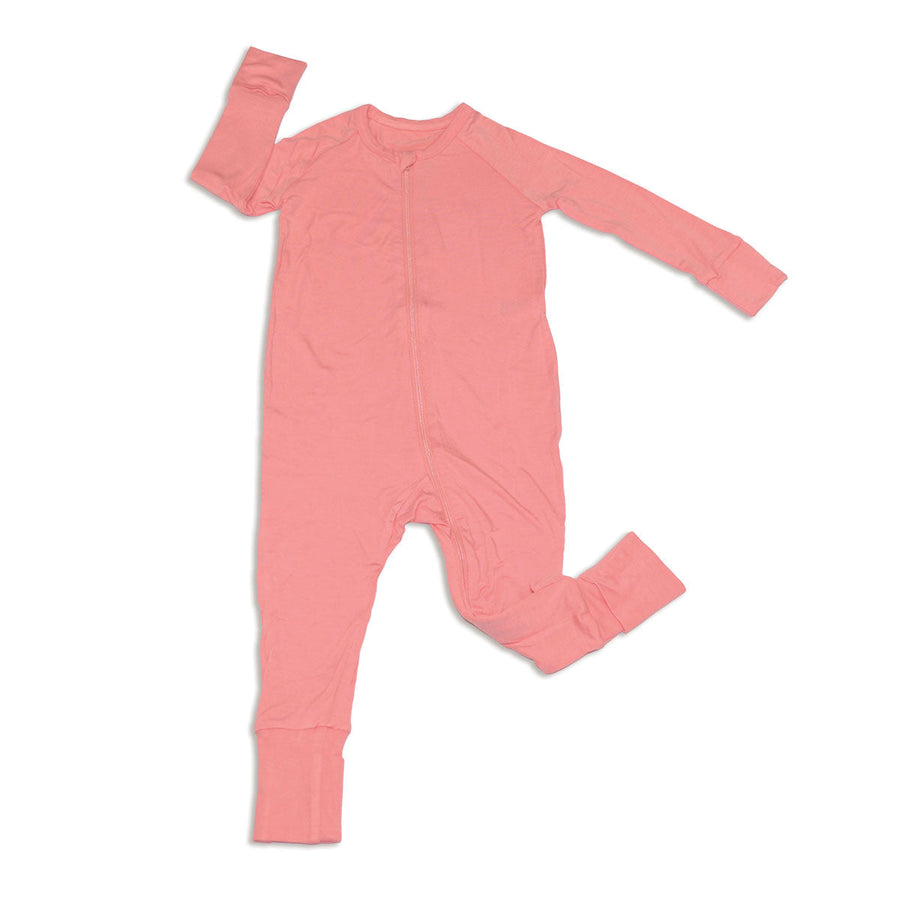 Infant's Bamboo 2-Way Zipper Romper - Pink Lemonade