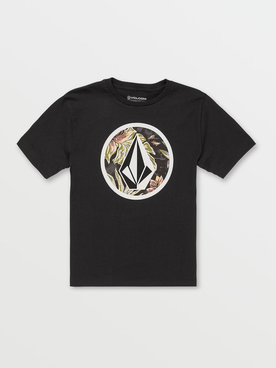 Boy's (2-7) Circle Stone T-Shirt - Black