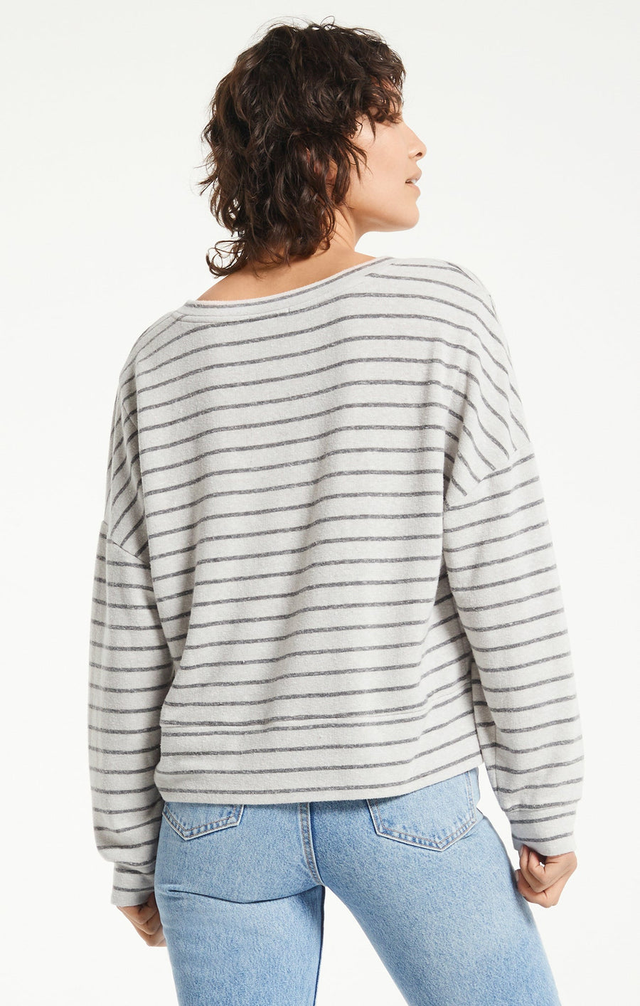 Ladies Stripe Skimmer Weekender