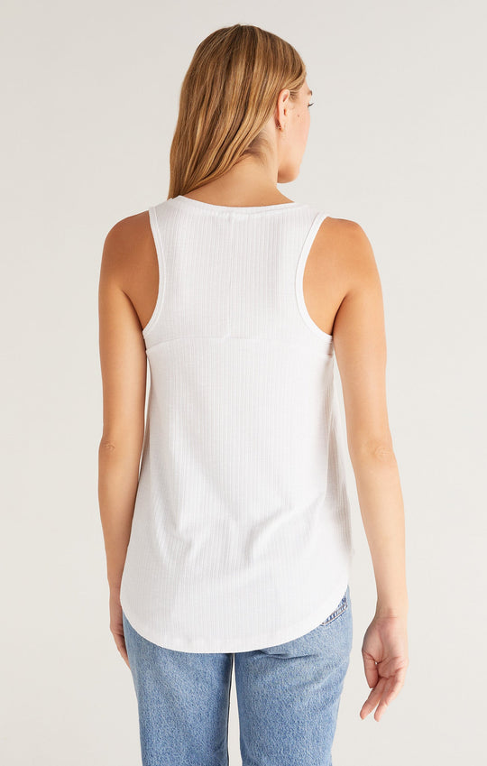 Ladies Vagabond Tank - White