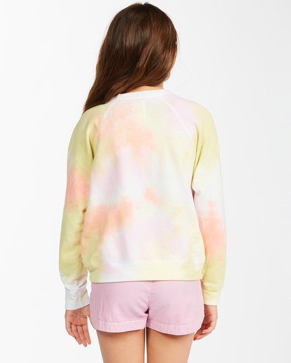 Girl's (4-12) Painted Rainbows Tie Dye Sweatshirt