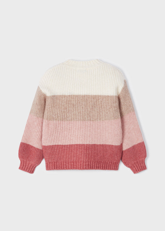 Girl's (2-9) Striped Sweater