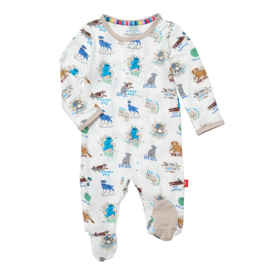 Infant's Dog Days Magnetic Onesie