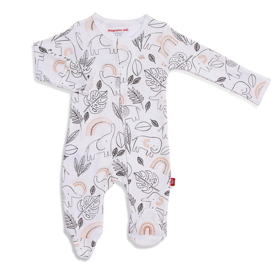 Infant Unisex Ellie Go Lucky Magnetic Onesie