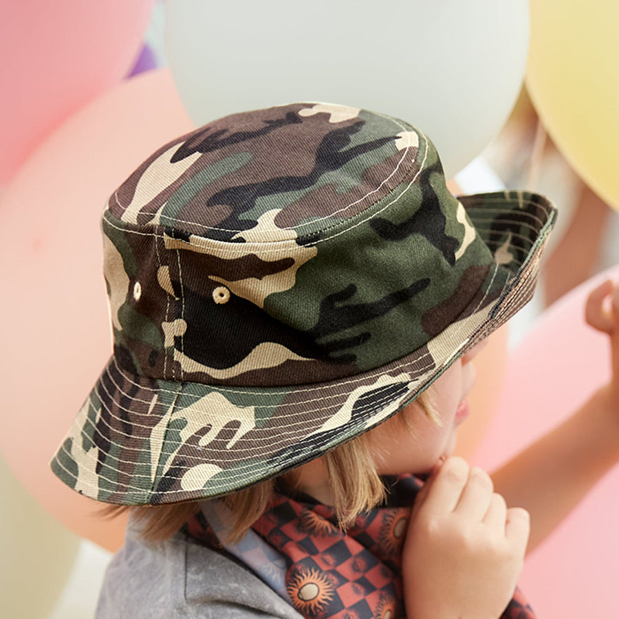 Kid's Camo Bucket Hat